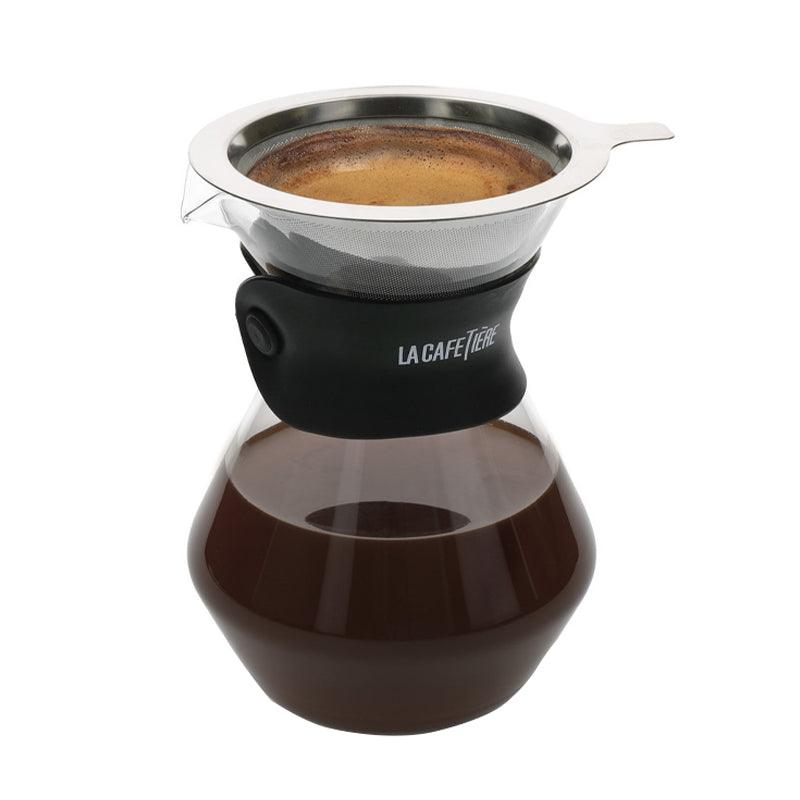 Stainless Steel Coffee Dripper With Glass Carafe - Waha Lifestyle