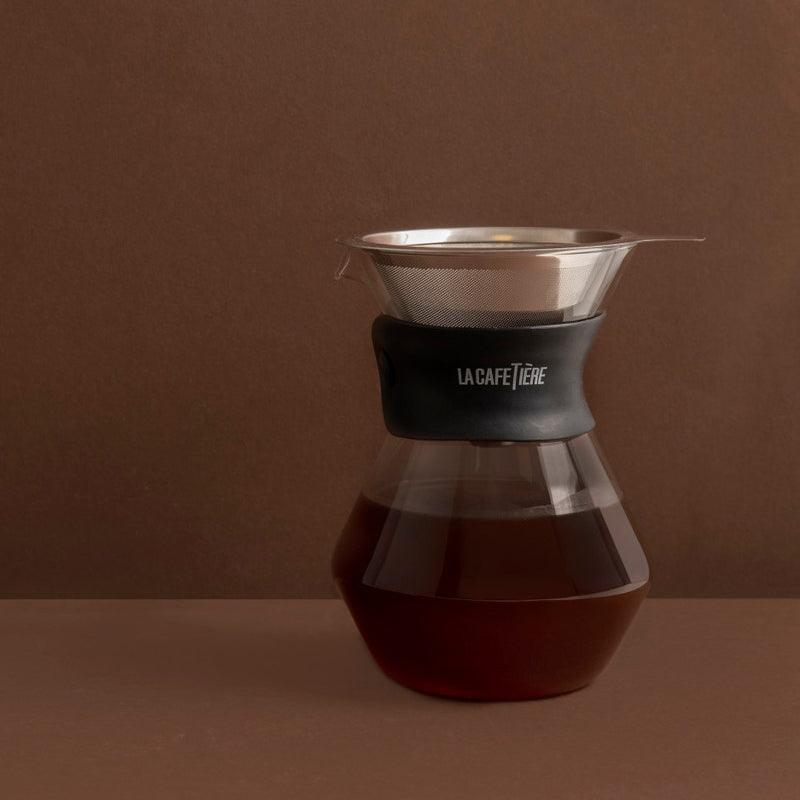 Stainless Steel Coffee Dripper With Glass Carafe - Waha Lifestyle