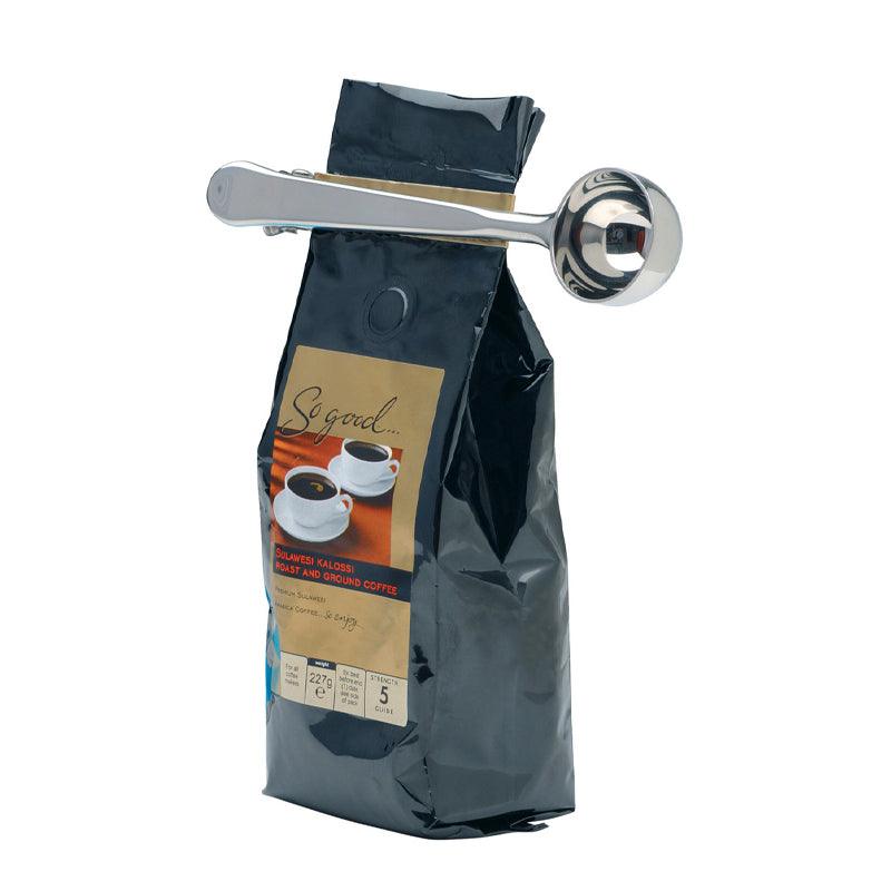 Stainless Steel Coffee Measuring Spoon and Bag Clip - Waha Lifestyle