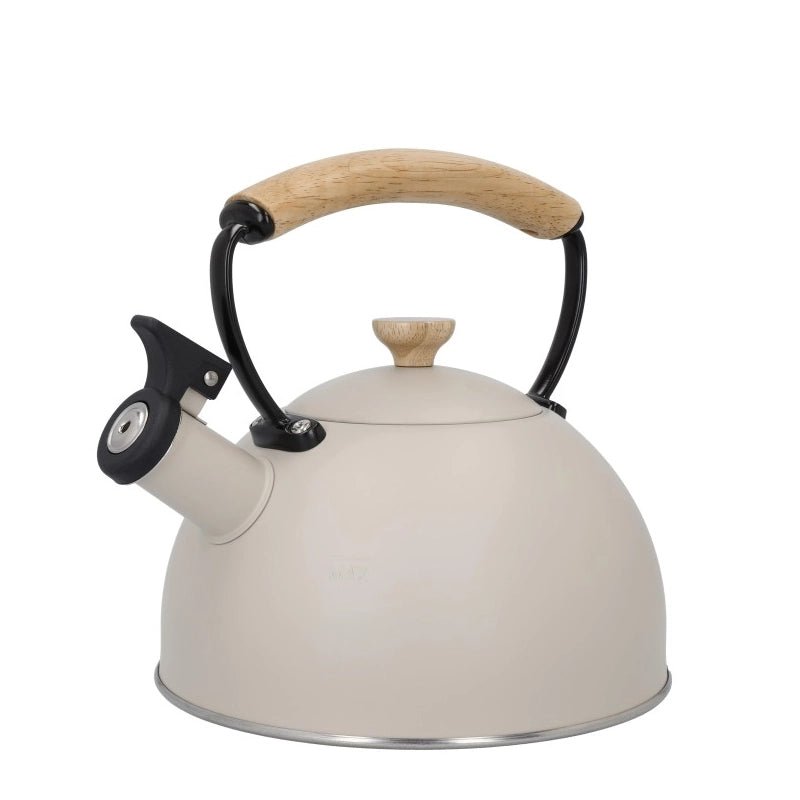 Stainless Steel Whistling Kettle with Spout cover & Lid Knob - 1.6L - Waha Lifestyle
