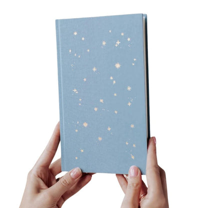 Starry Lined Notebook with Gold Foil Detailing - Waha Lifestyle