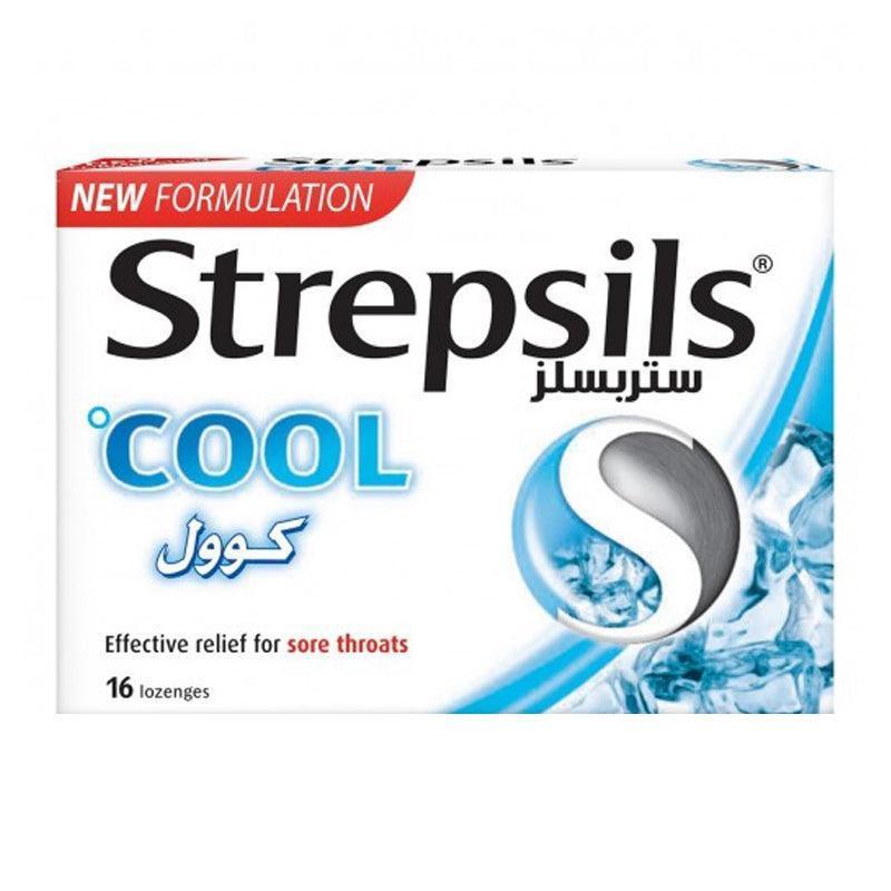 Strepsils Lozenges Cool - 16pcs - Waha Lifestyle