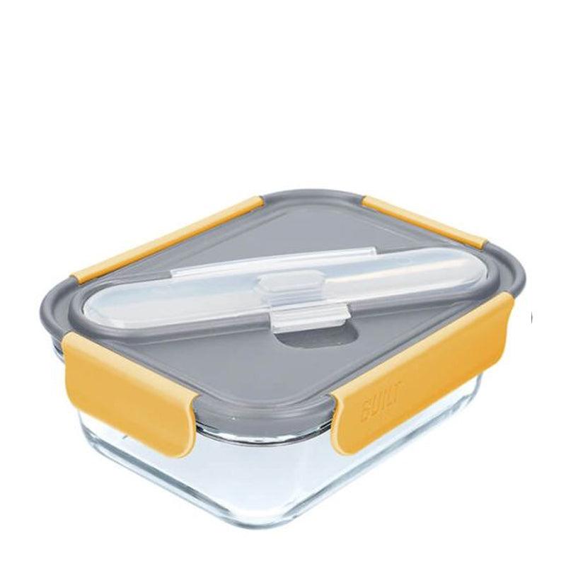 Stylist Glass Lunch Box With Stainless Steel Cutlery - Waha Lifestyle