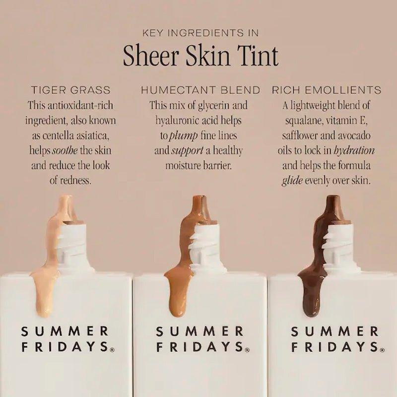 Summer Fridays Sheer Skin Tint with Hyaluronic Acid - 30ml - Waha Lifestyle