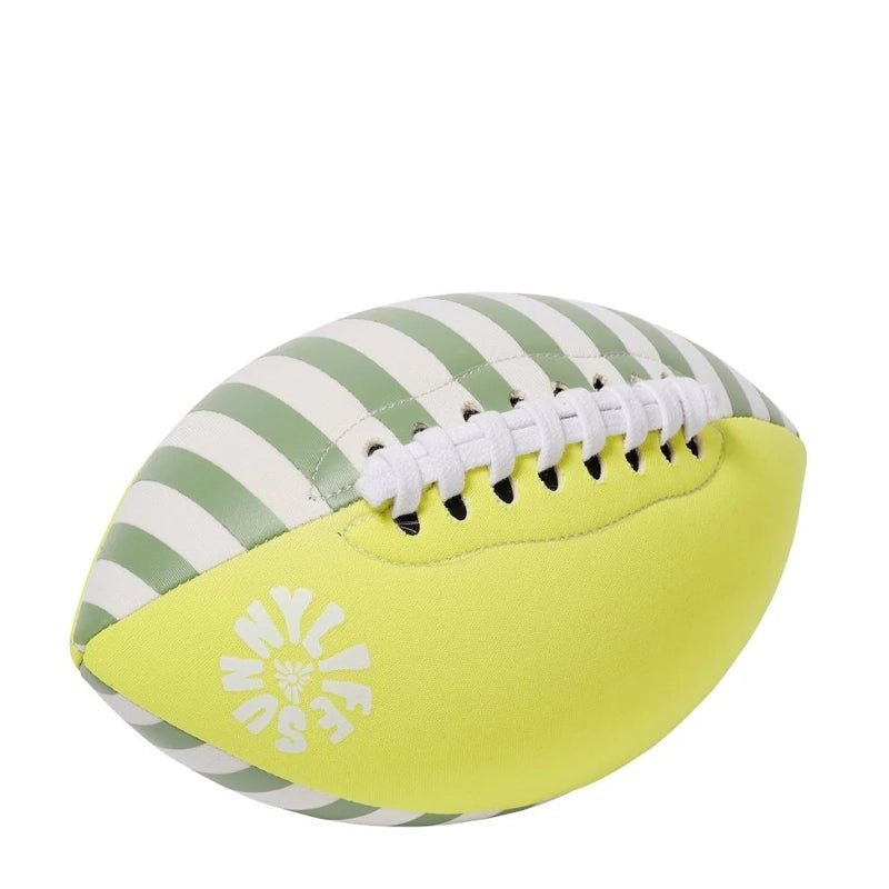 Inflatable Kids Football Float with Neoprene Grip – Citrus Yellow