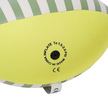 Inflatable Kids Football Float with Neoprene Grip – Citrus Yellow