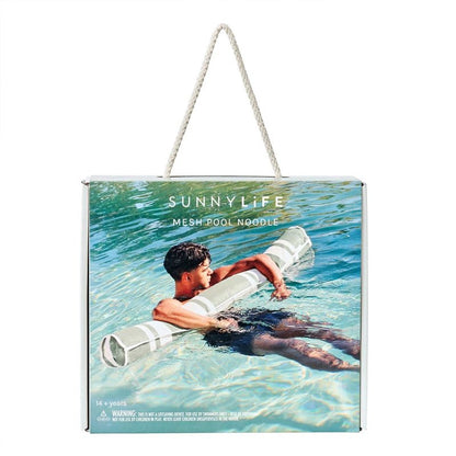 Inflatable Mesh Pool Noodle Float for Beach and Pool Relaxation