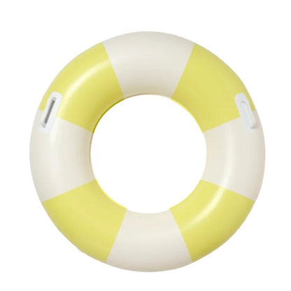Inflatable Slim Tube Pool Ring - Tides Out Citrus Stripe