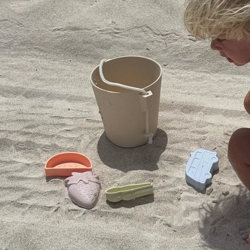 Kids Beach Silicone Bucket &amp; Spade Set - 6pcs