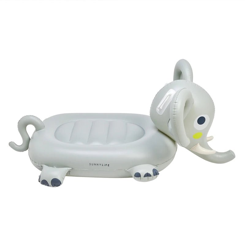 Kids Ride-On Inflatable Pool Float – Eli the Elephant Grey
