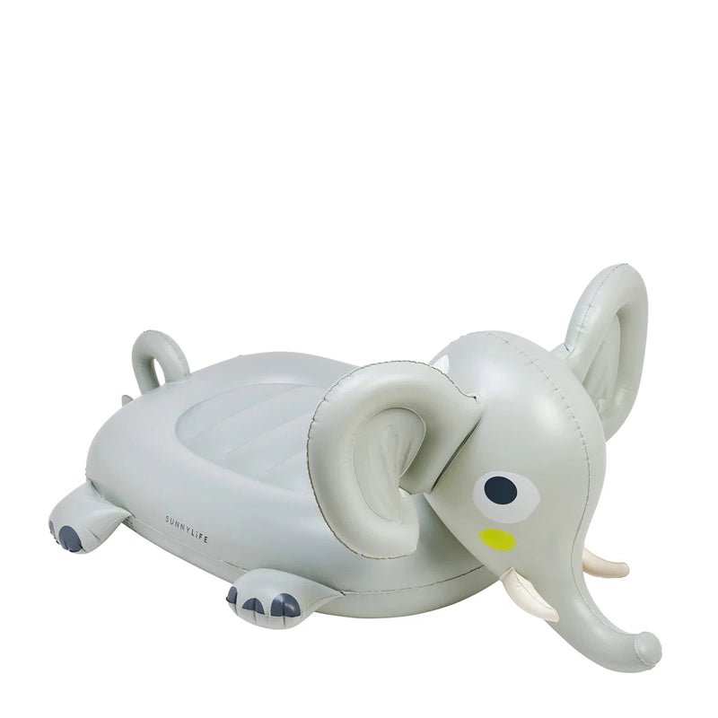 Kids Ride-On Inflatable Pool Float – Eli the Elephant Grey