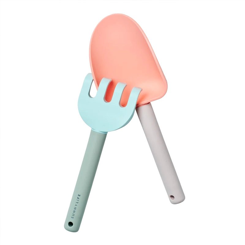 Kids Silicone Beach Spade &amp; Rake Set