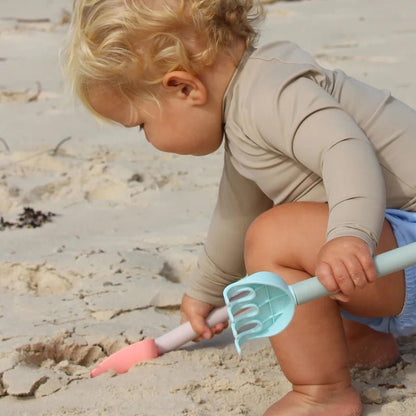 Kids Silicone Beach Spade &amp; Rake Set