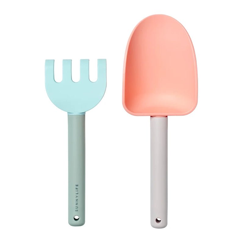 Kids Silicone Beach Spade &amp; Rake Set