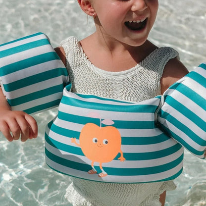 Kids Swim Floatie Jacket – Poppy the Peach - (3-6 Years)