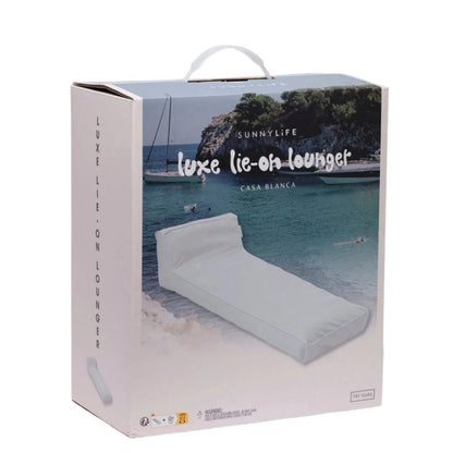 SUNNYLIFE Lazy Days Luxe Lie - On Inflatable Pool Float in Kuwait - Waha Lifestyle