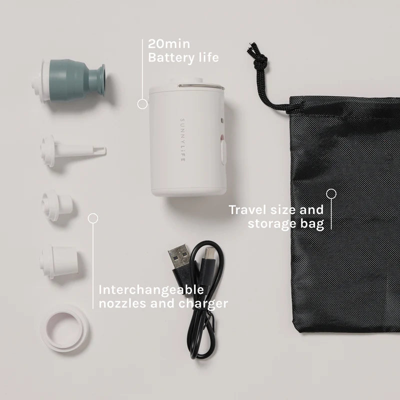 SUNNYLIFE Mini Electric Air Pump in Kuwait - Waha Lifestyle