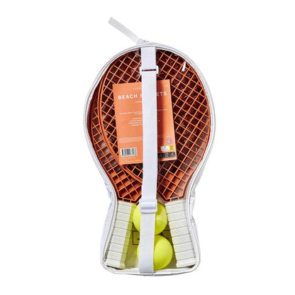 Outdoor Beach Rackets with Non-Slip Rubber Grip Handles