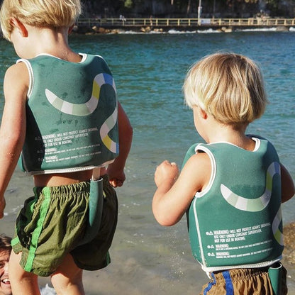 Swim Vest For Kids - Into the Jungle - Green