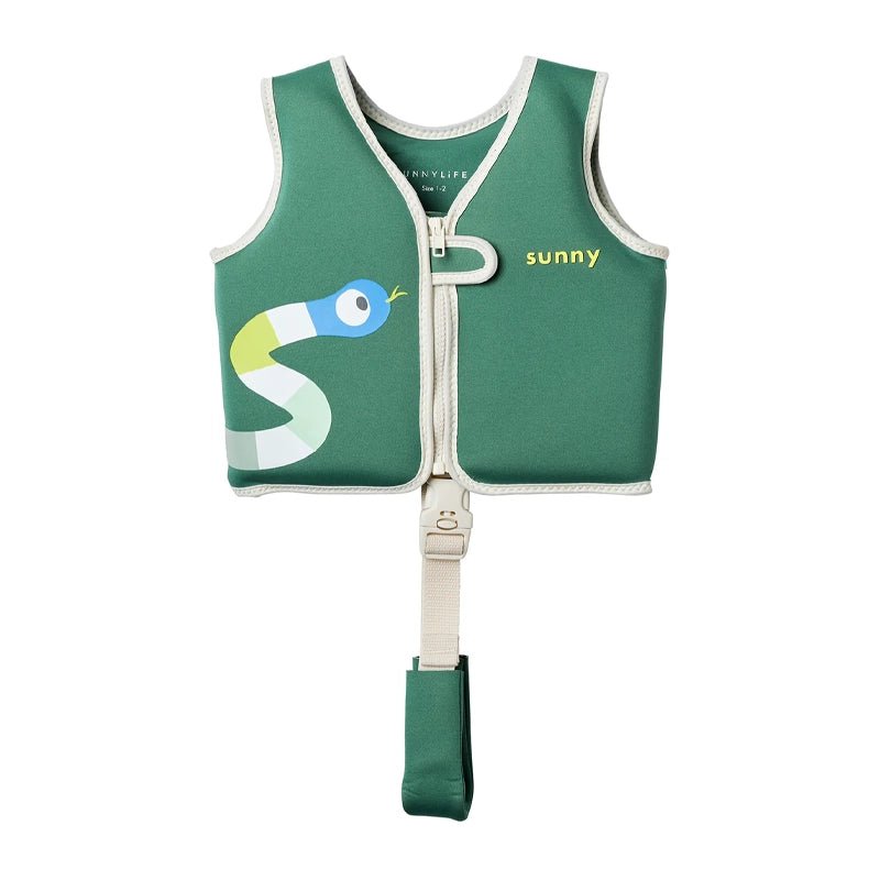 Swim Vest For Kids - Into the Jungle - Green