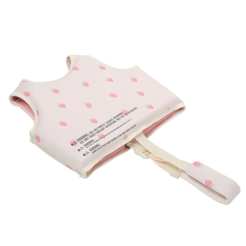 Swim Vest For Kids - Strawberry Sunshine Pink
