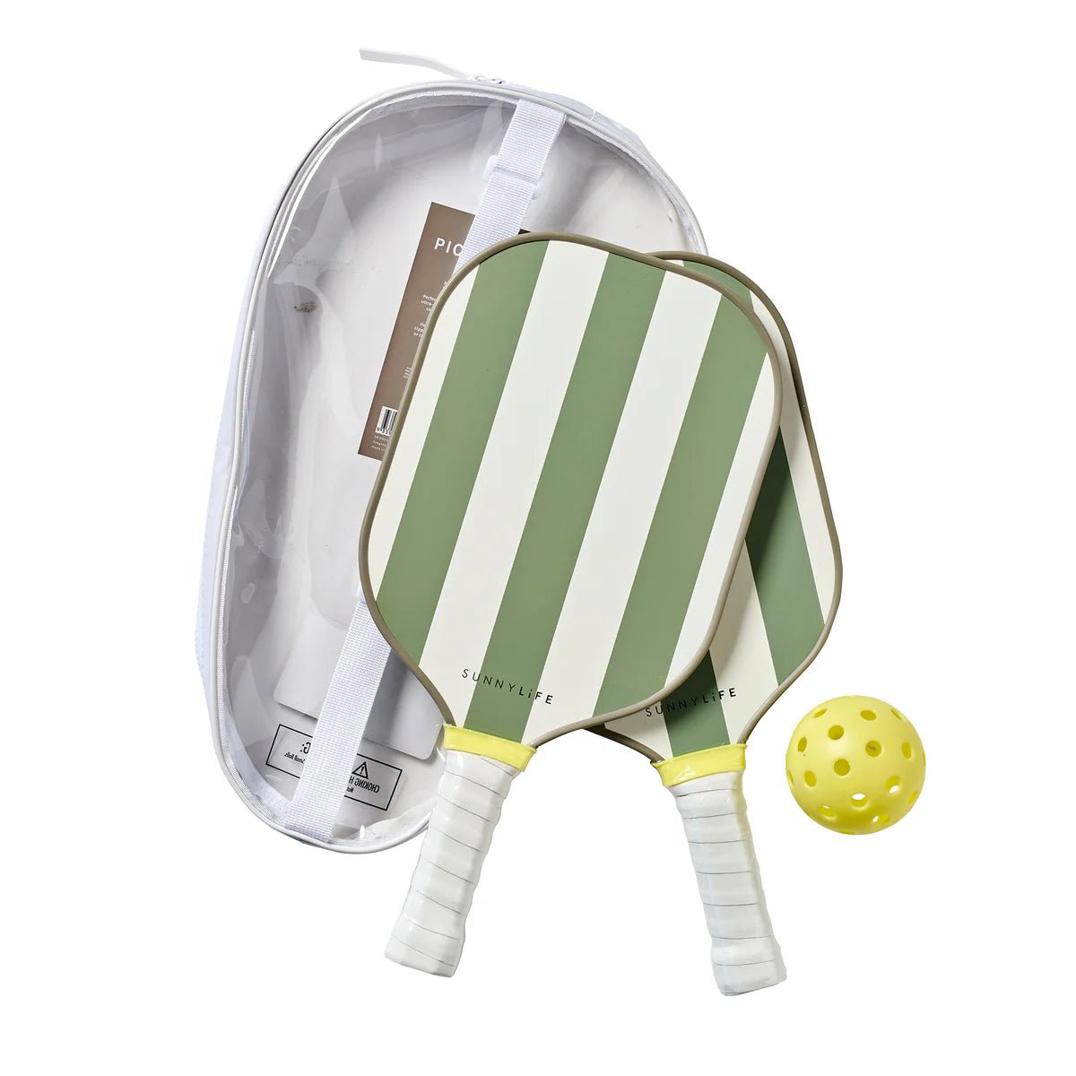 SUNNYLIFE Wooden Pickleball Set with Lightweight Paddles and Carry Case in Kuwait - Waha Lifestyle