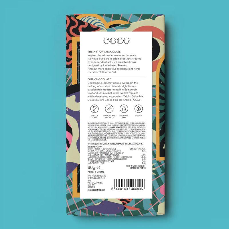 Sweet Mint Dark Chocolate Bar - 80g - Waha Lifestyle