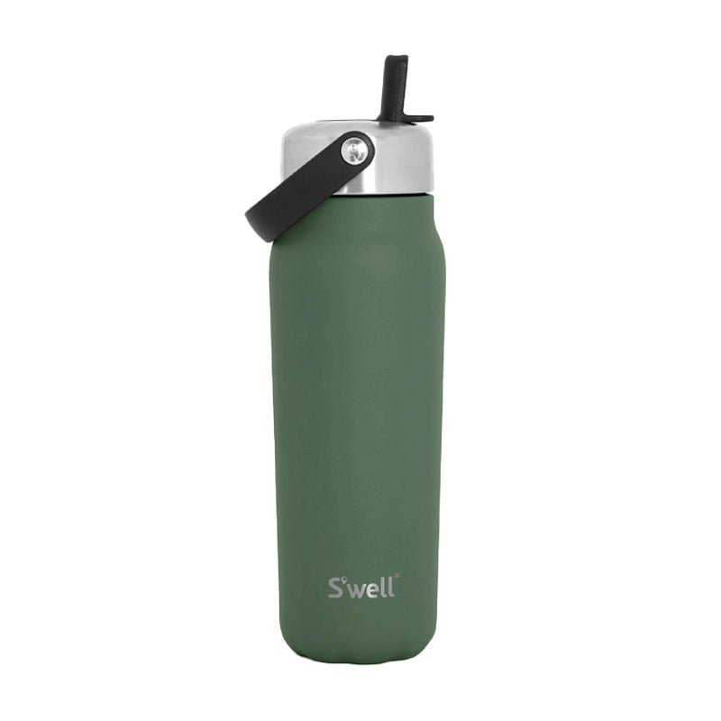 Explorer Stainless Steel Tumbler with Flip Straw Lid