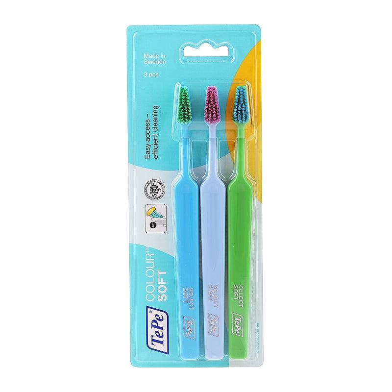TePe Color Soft Assorted Toothbrush - 3pcs - Waha Lifestyle