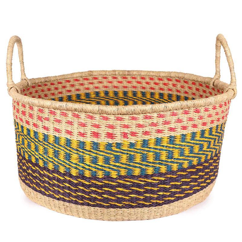 The Basket Room Elephant Grass Floor Basket - Waha Lifestyle