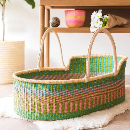 The Basket Room Huntuma Moses Woven Basket - Waha Lifestyle