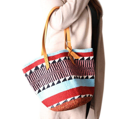 The Basket Room Nifty Knit Basket Bag - Waha Lifestyle