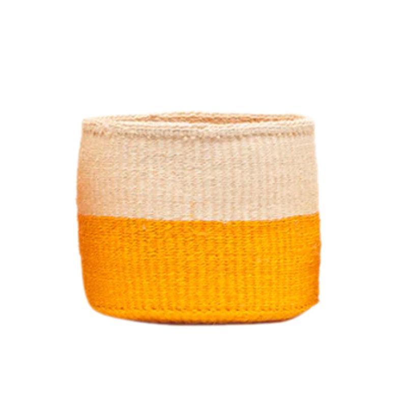 The Basket Room Rukia Woven Basket - Orange - Waha Lifestyle