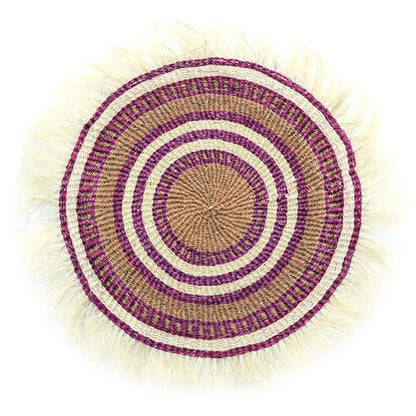 The Basket Room Ukuta Fringed Wall Hanging - Large - Waha Lifestyle