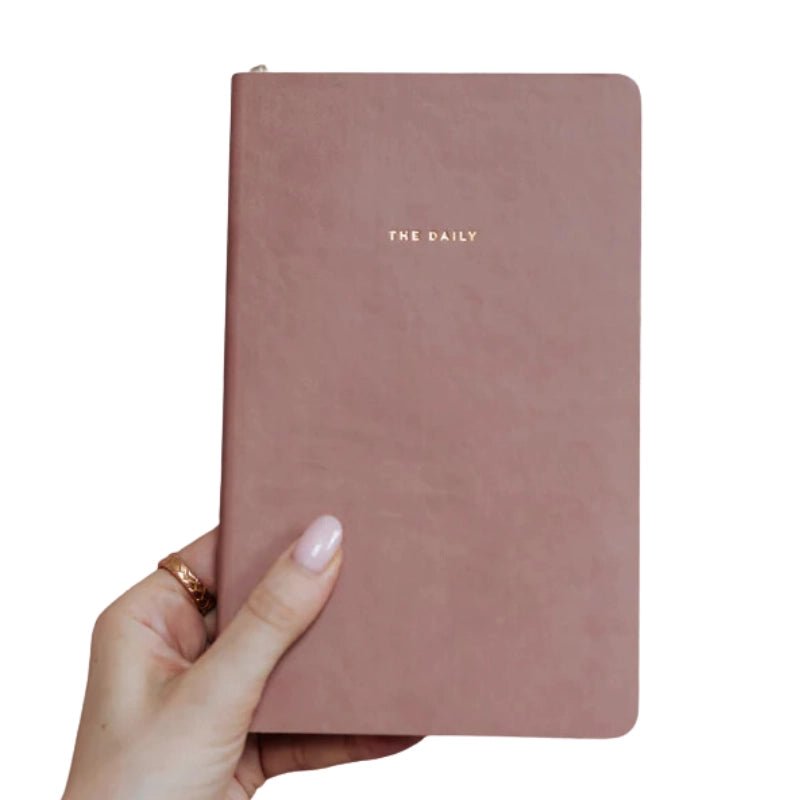 The Daily Undated Planner with Gold Foil Detailing - Waha Lifestyle