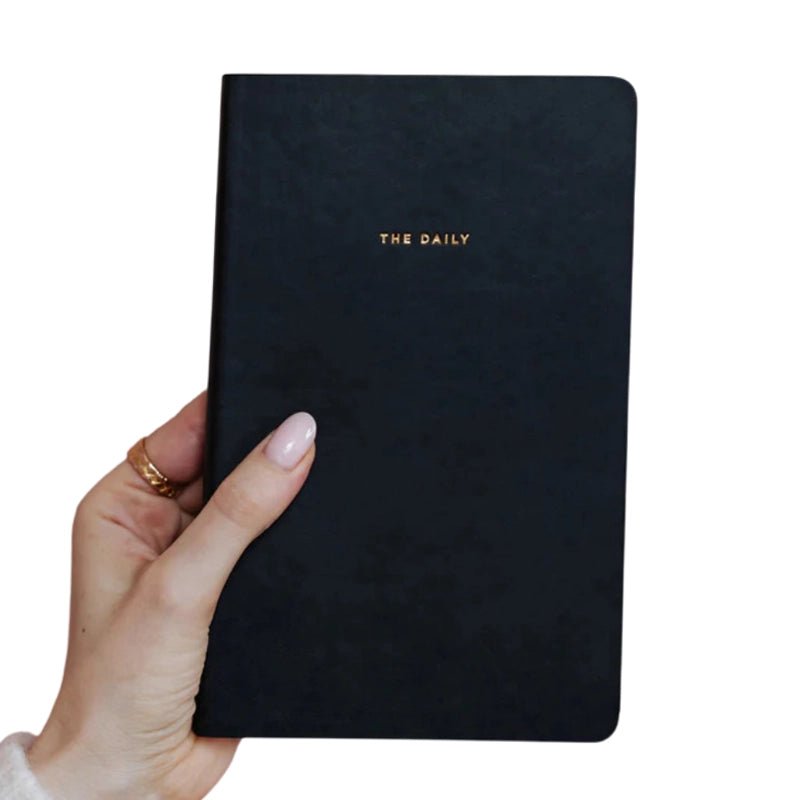 The Daily Undated Planner with Gold Foil Detailing - Waha Lifestyle