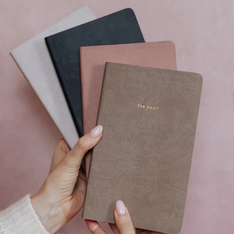 The Daily Undated Planner with Gold Foil Detailing - Waha Lifestyle