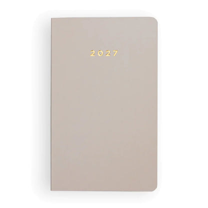 2027 Minimal Weekly Planner with Flexi Cover - 13 x 21cm