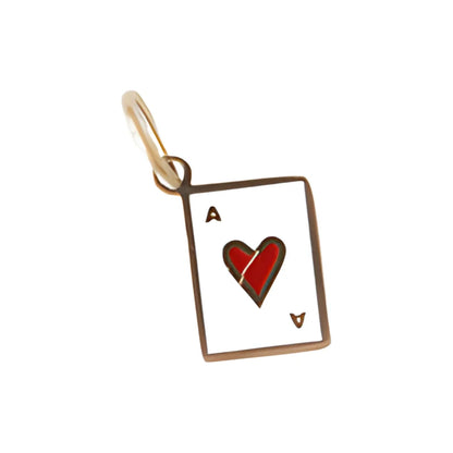 Gold-Tone Stainless Steel Notebook Cover Charm