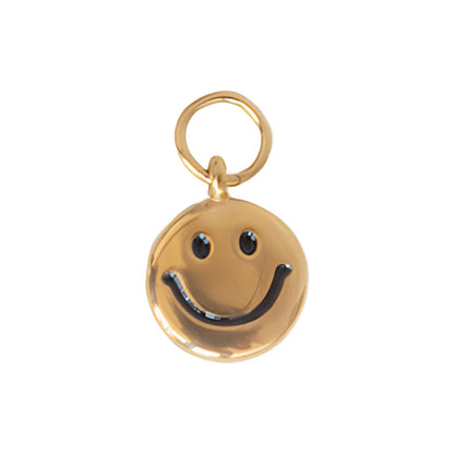 Gold-Tone Stainless Steel Notebook Cover Charm