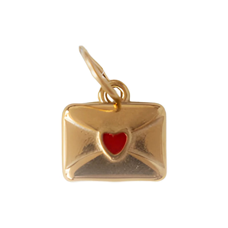Gold-Tone Stainless Steel Notebook Cover Charm