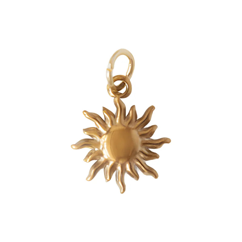 Gold-Tone Stainless Steel Notebook Cover Charm