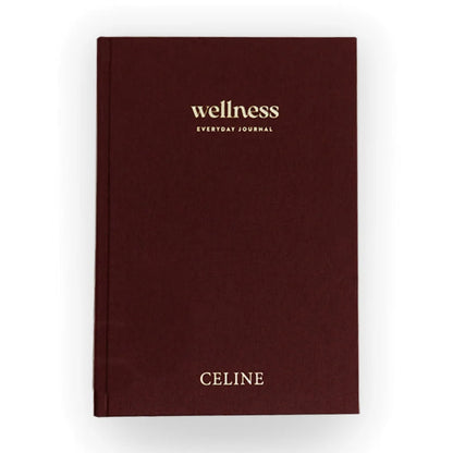 6-Month Undated Wellness Journal with Cloth Hardcover - A5