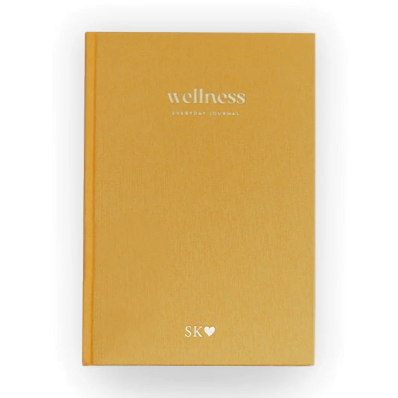 6-Month Undated Wellness Journal with Cloth Hardcover - A5