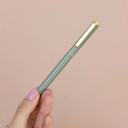 THE INSPIRED STORIES Black Ink Ballpoint Pen with Gold Detailing in Kuwait - Waha Lifestyle