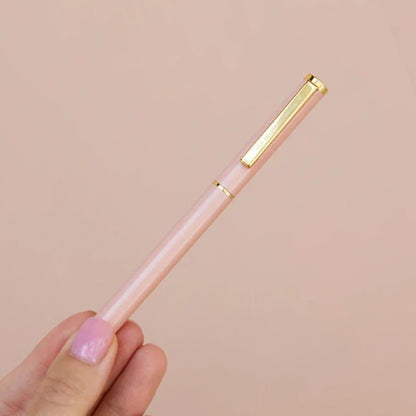 THE INSPIRED STORIES Black Ink Ballpoint Pen with Gold Detailing in Kuwait - Waha Lifestyle