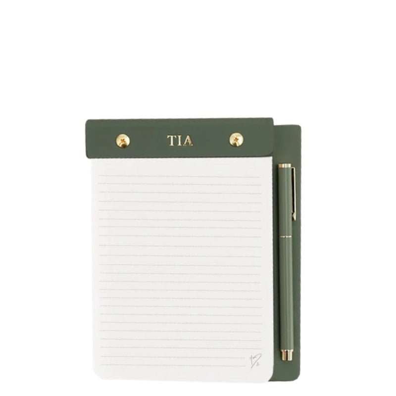 Refillable Notepad Case with Matching Pen