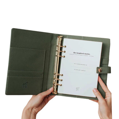 Undated Lifestyle Weekly Ring Binder Planner Set - A5