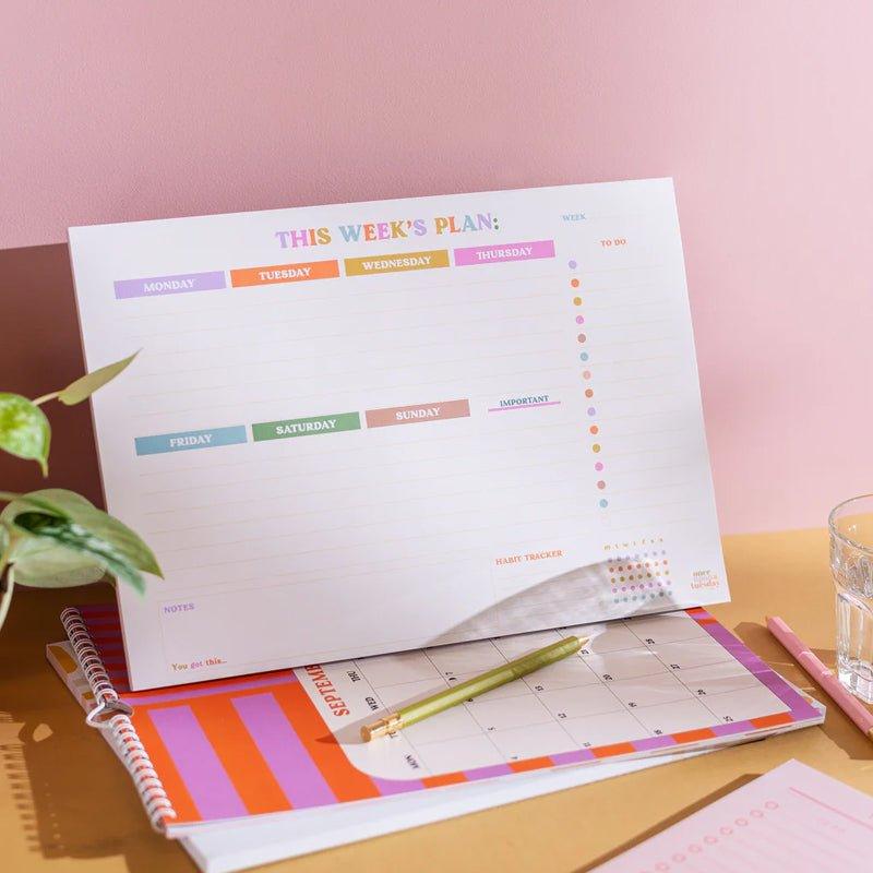 Good Tuesday Planner Pad With Habit Tracker - A4 | Waha Lifestyle Kuwait