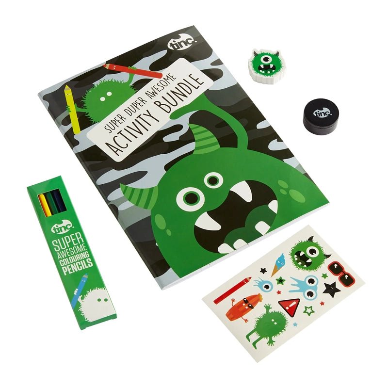 Hugga Camo kids Activity Set with Colouring &amp; Craft Supplies